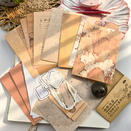 MMK17D043 Vintage Style Paper 30 Pcs | 105x148 mm