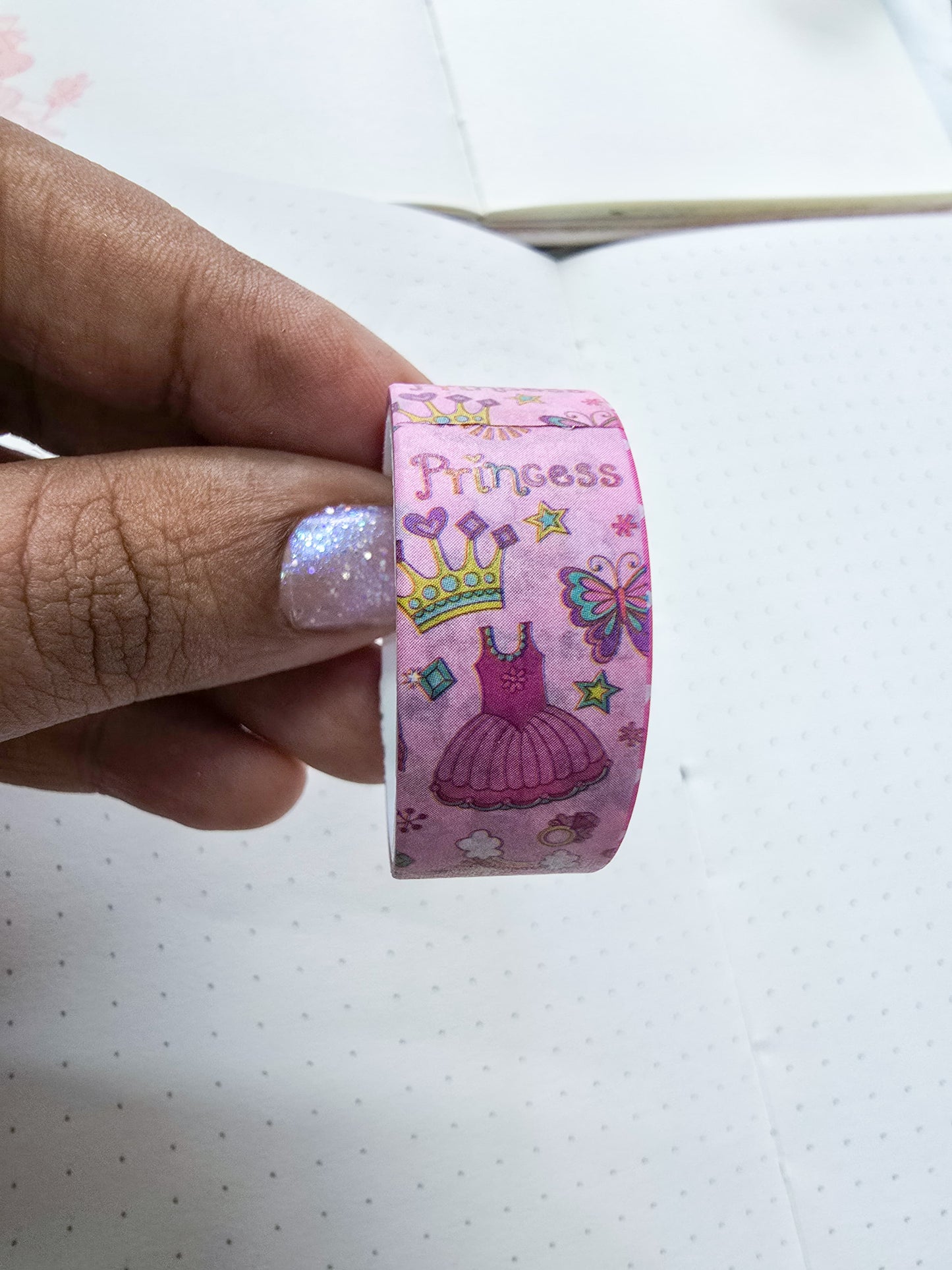 #K Pink Princess washi tape | Solo washi 1mtr | 245012