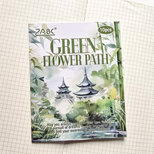 HHXZ605 - sticker package Flower Sea Boat Series Landscape Landscaping Special Oil and Paper Cut Film Handbook Material