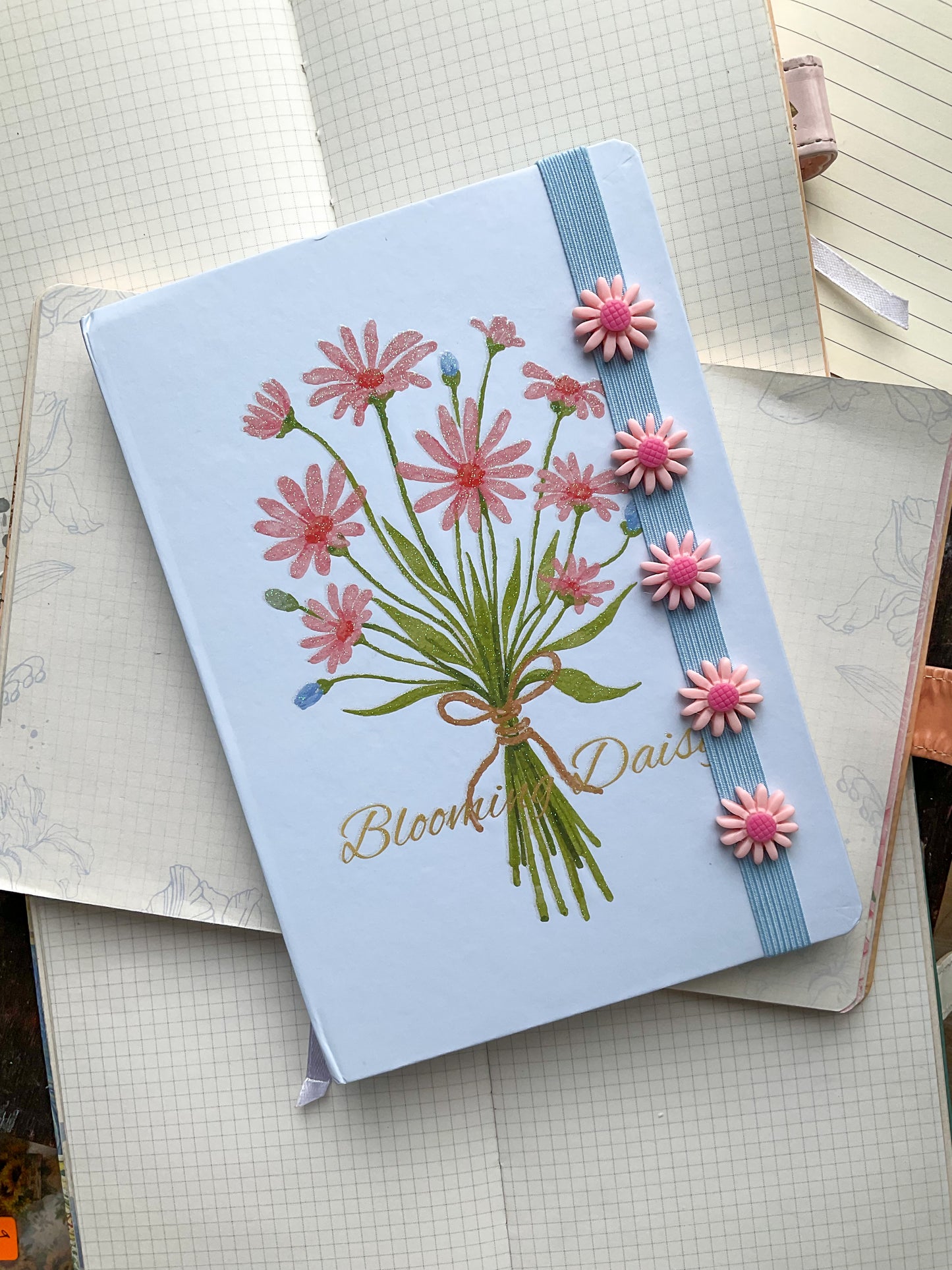 Blooming Daisy Notebook|A5 Notebook Ruled| Hard Cover| BG-A5-12465-2|96 Pages