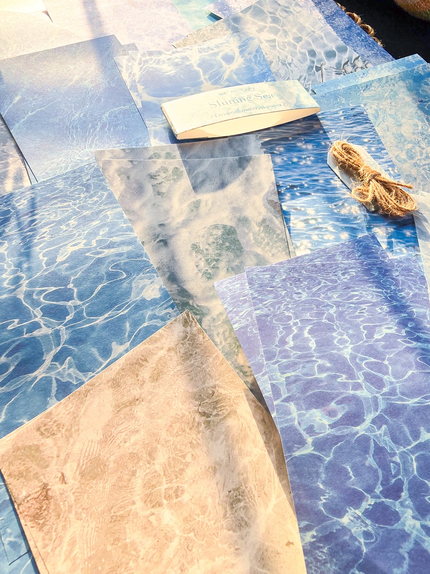 MMK12F111 Material Paper Journal paper| Shining Sea | 30 pcs