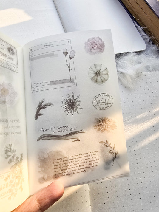 Hjys403 Day Dream Deco And Pet Sticker Book | 20 Sheets 100*150 mm