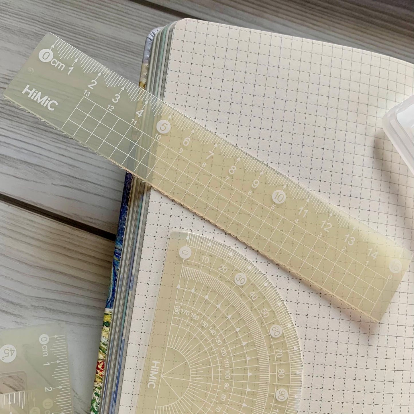 HMC9027 Ruler Set of 5 | Yellow | Geometry Box