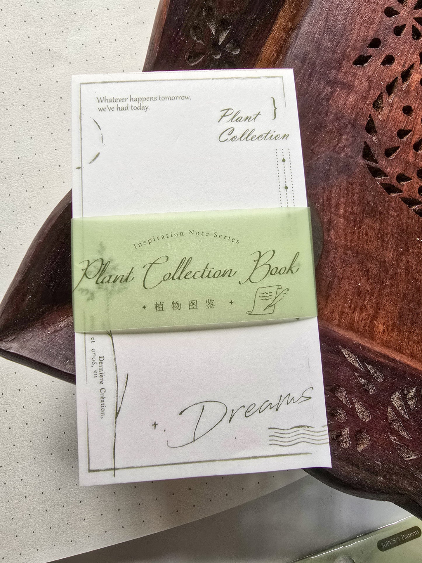 MMK05H092 Journal paper| Metarial Paper Vintage Paper| Plant Collection Book | 30 pcs