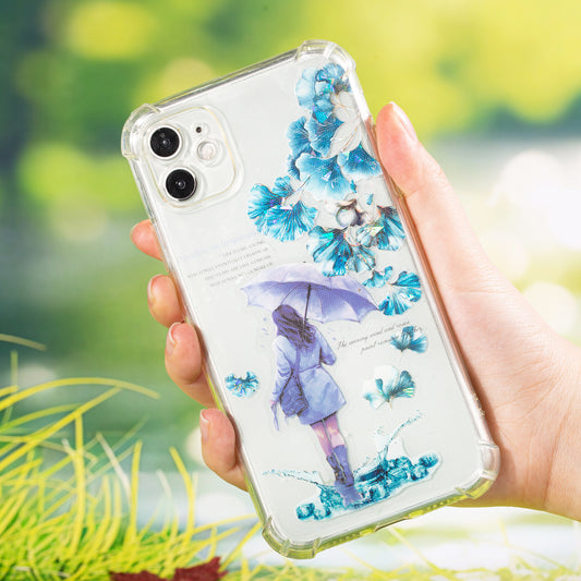 MHD-LYCS006-Floral Theme Transparent PET Sticker Roll | 40 mm | 2mtr