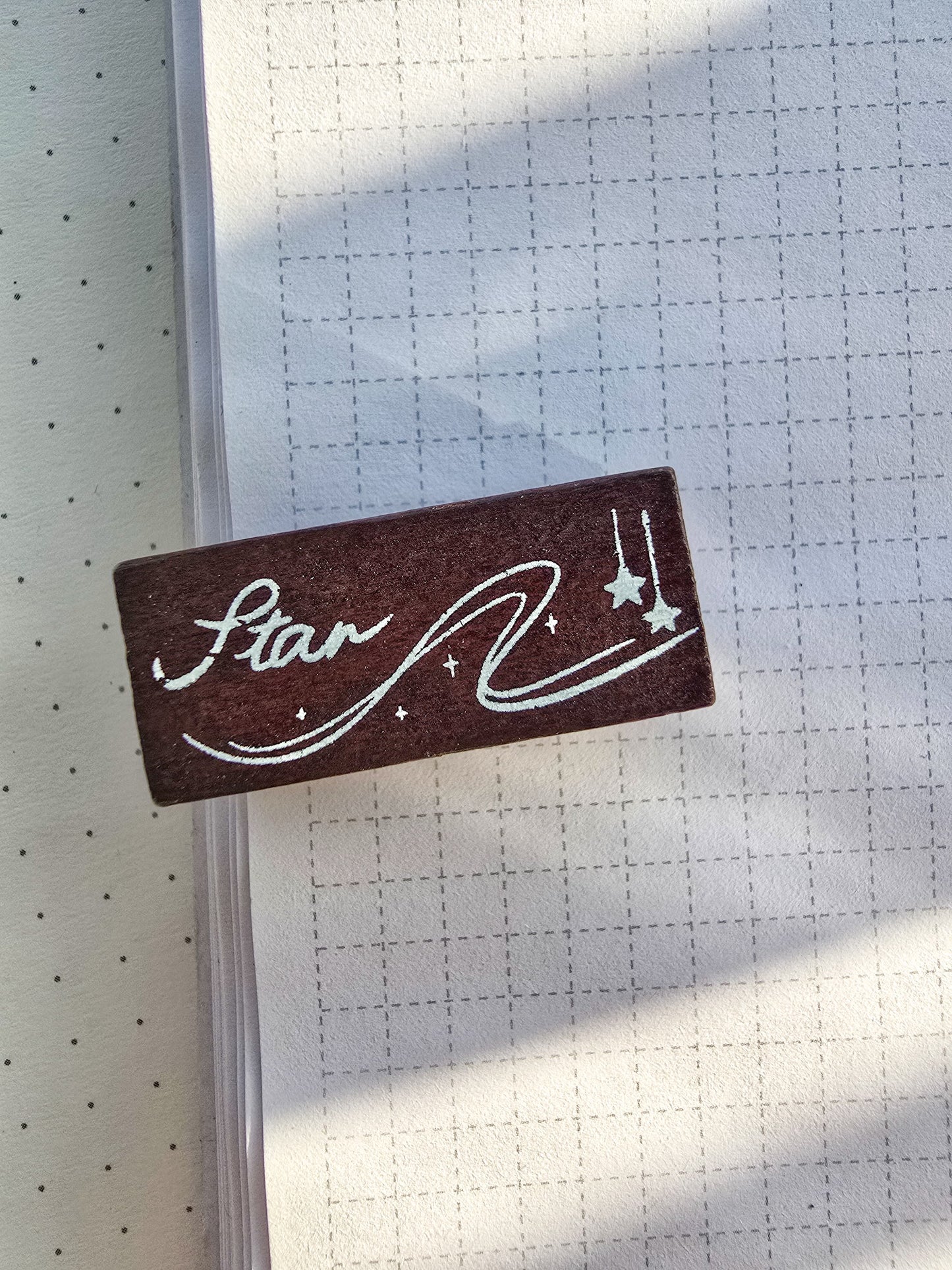 YYMY101-6 Wooden Stamp Space And Time