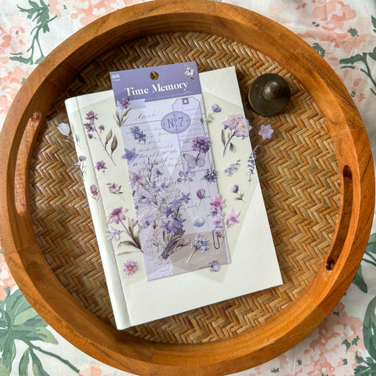 Tz7402C Time Memory Flower Sticker Pack 2 Sheets