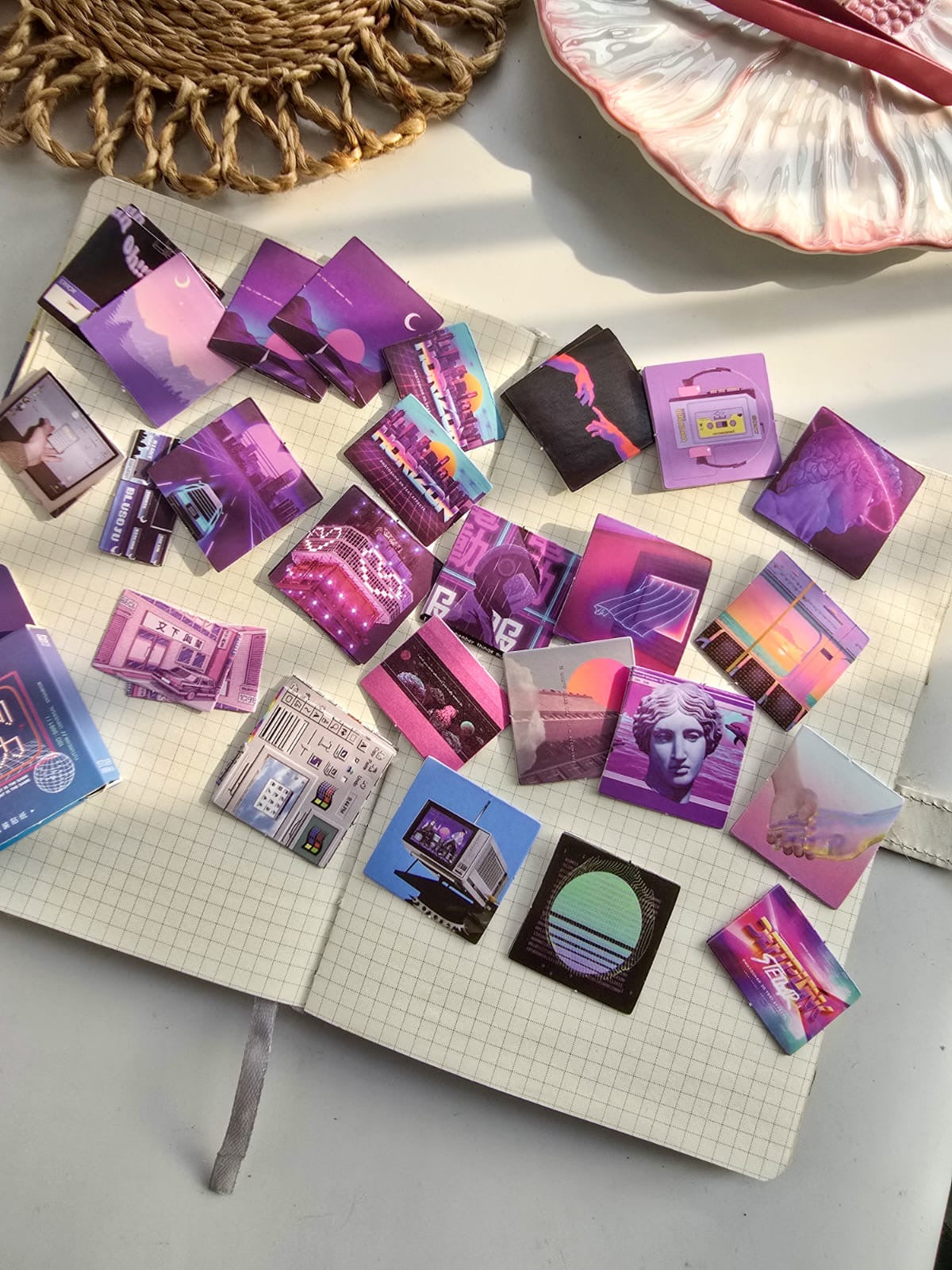Mmk04d055 Paper Sticker Box infeelMe Retro 46 pcs