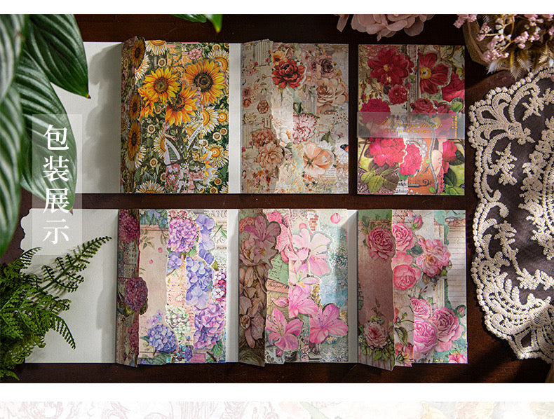Wwsh004 All Things Bloom Journal Paper Book Floral | 5x4 20 pcs