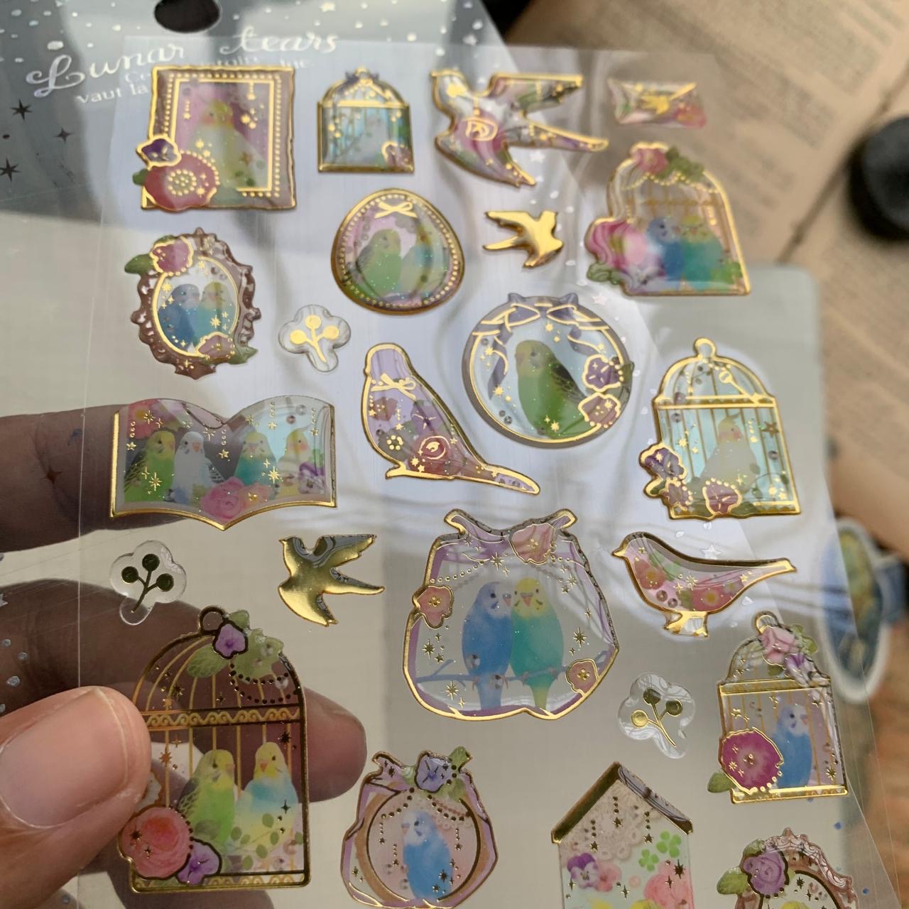 YTHK131 Lunar Tears 3d Foiled Sticker | 1 sheet