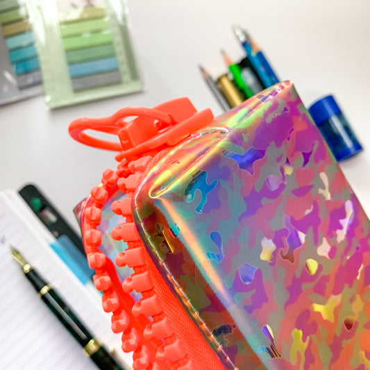 Pencil Fabric Bag Army Print Zipper| size- 8X3X3.5 in