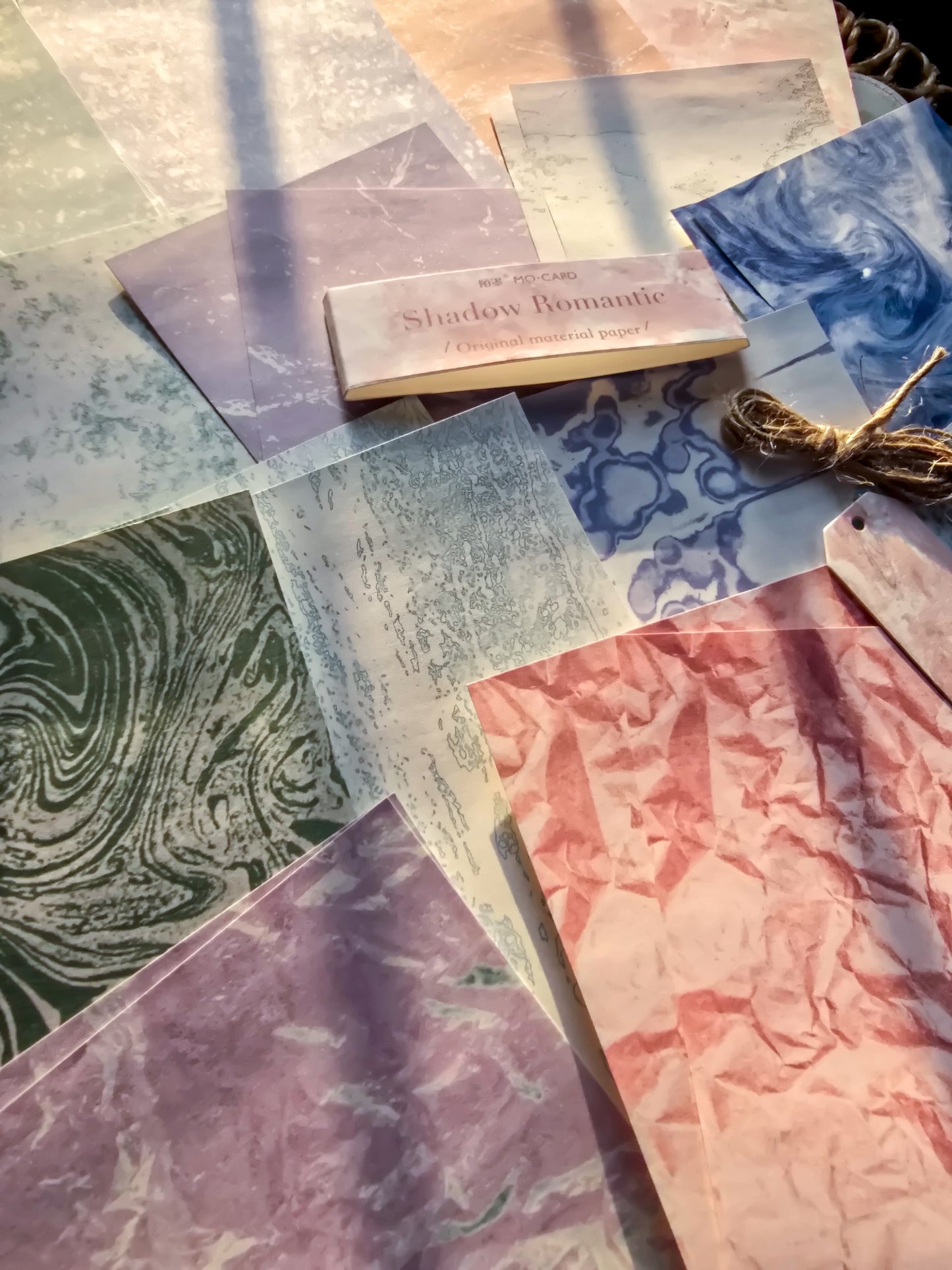 MMK12F114 Material Paper Journal paper| Shadow Romantic | 30 pcs
