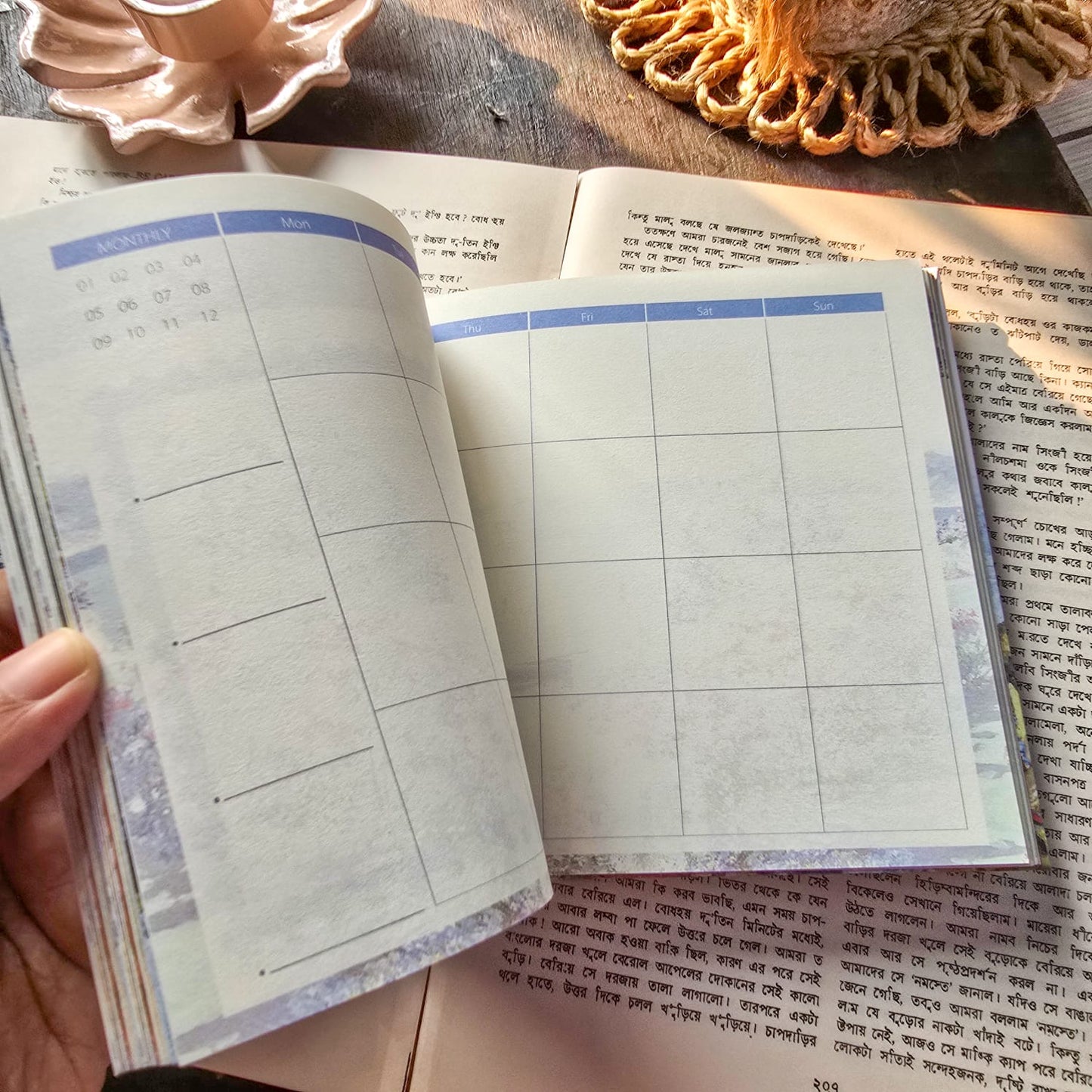 JGYC35804-1203 D | Scenery Notebook Journal Planner 15.6 cm x 15.5 cm 80 pages