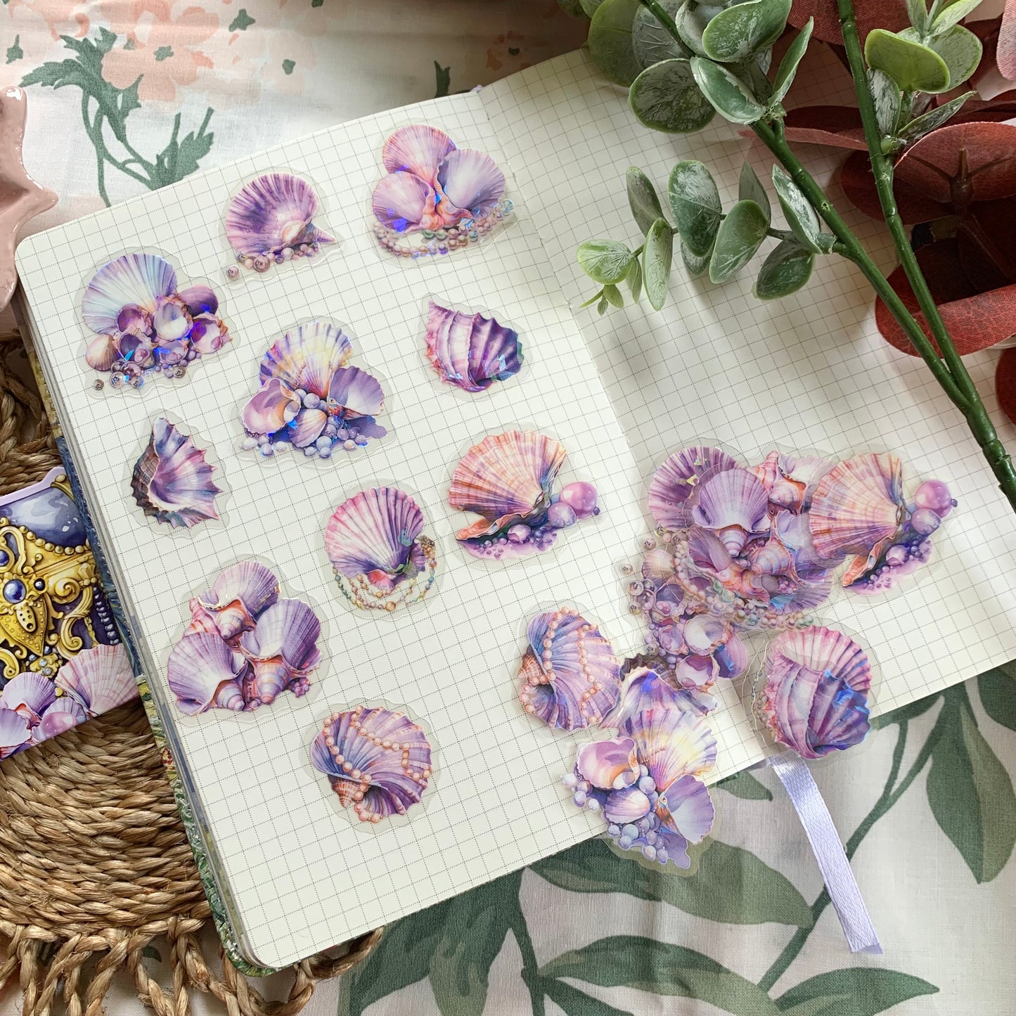 Hbbz001 Treasures On The Beach Deco Sticker 20Pc