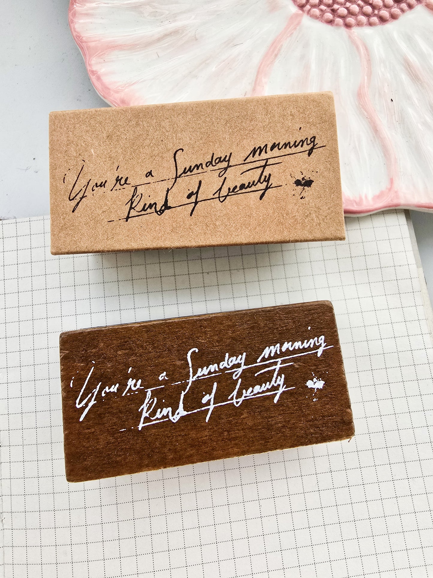 Mmk09d290 Wooden Stamp letter Collection | 32mmx65mmx24mm