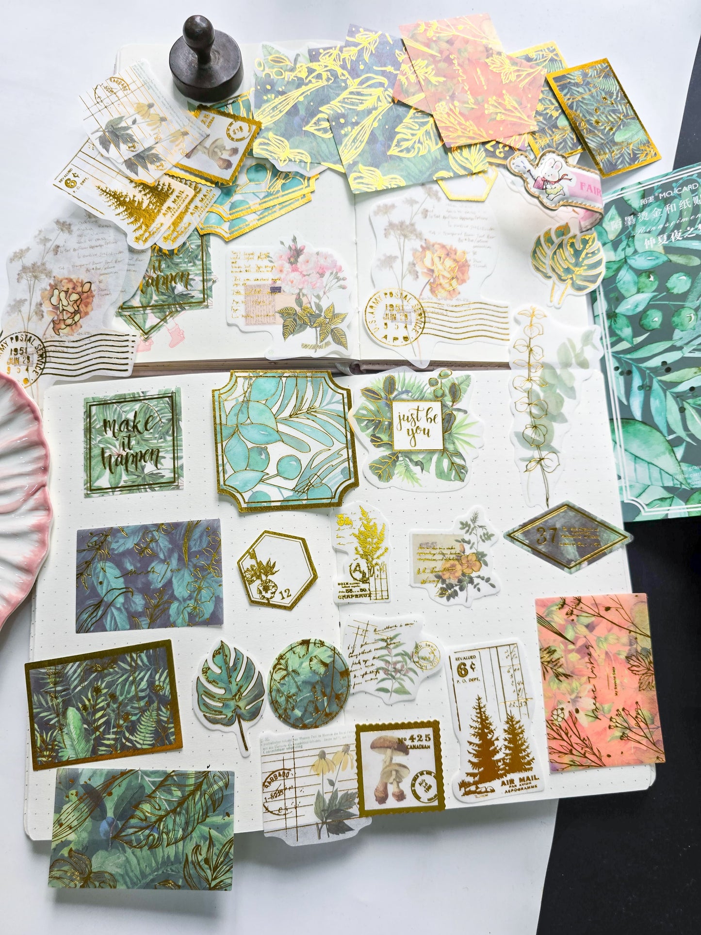 MMK06C114 NATURAL COLLECTION DECO STICKER 60 PC