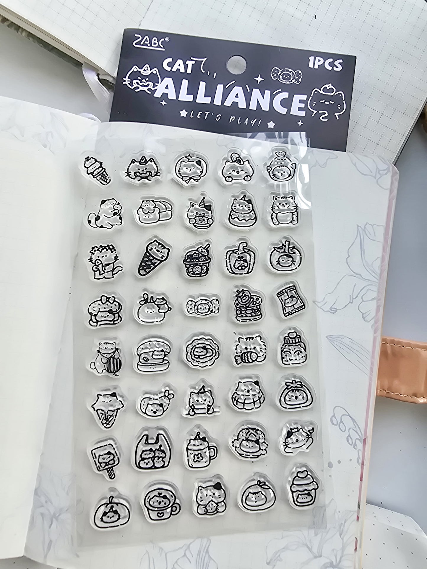 Mxlx401 Clear Stamp Cat Planner | 95*150mm