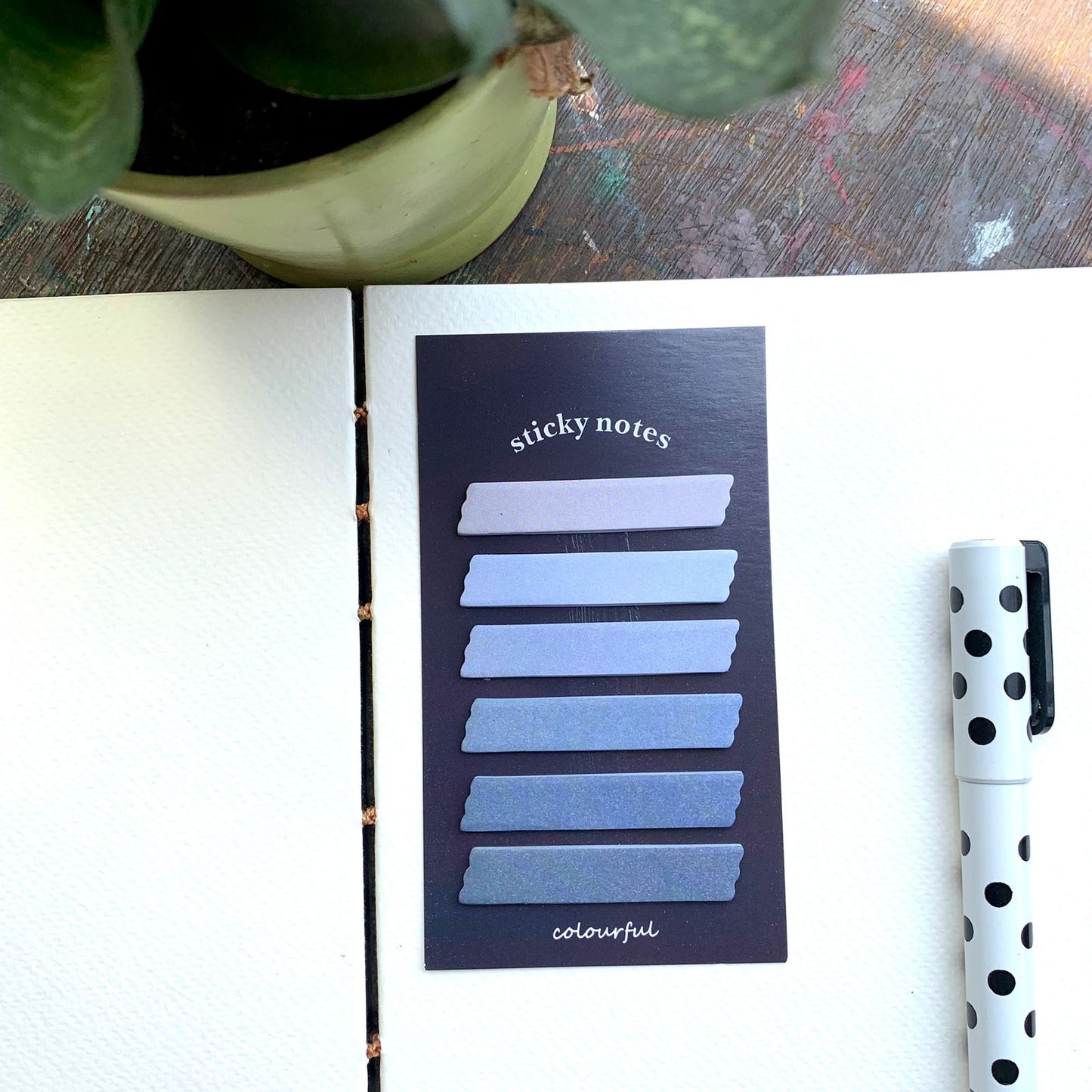 2871 - STICKY NOTE BLUE 10X55MM