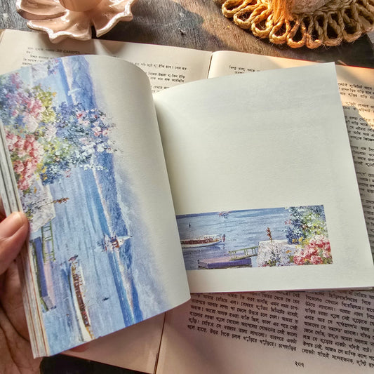 JGYC35804-1203 C | Scenery Notebook Journal Planner 15.6 cm x 15.5 cm 80 pages