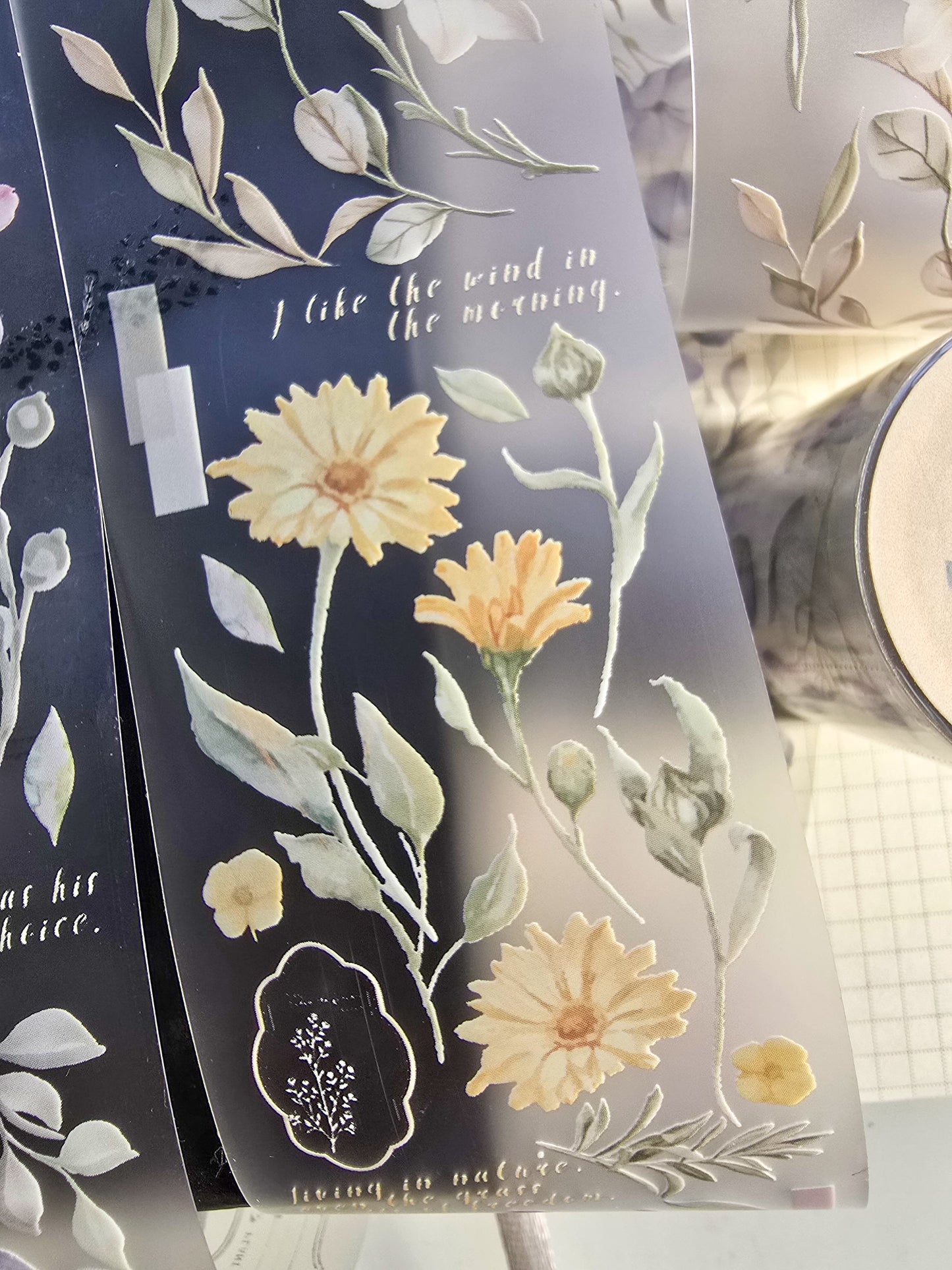 Mmk03g109 Sticker Roll| Flower | Non precut