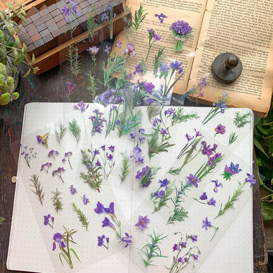 Zrcs 804 PET Journal Sticker | Transparent Sticker - 6 sheet