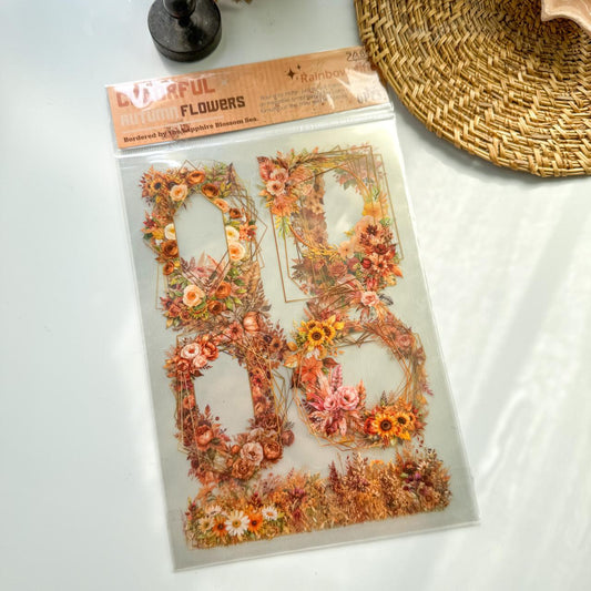 CHHM606 - flat posting paper fleeting pictorial series retro cutting film stamping hand account creative sticker diy