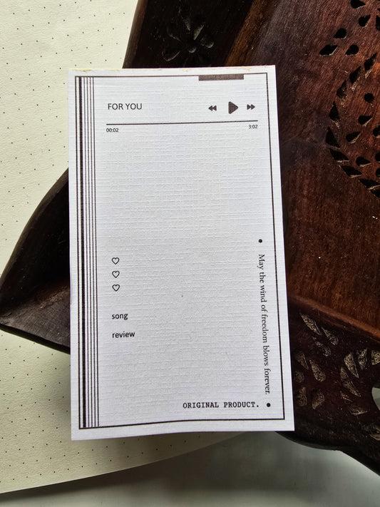 MMK05H096  Journal paper| Metarial Paper Vintage Paper| Random Play | 30 pcs