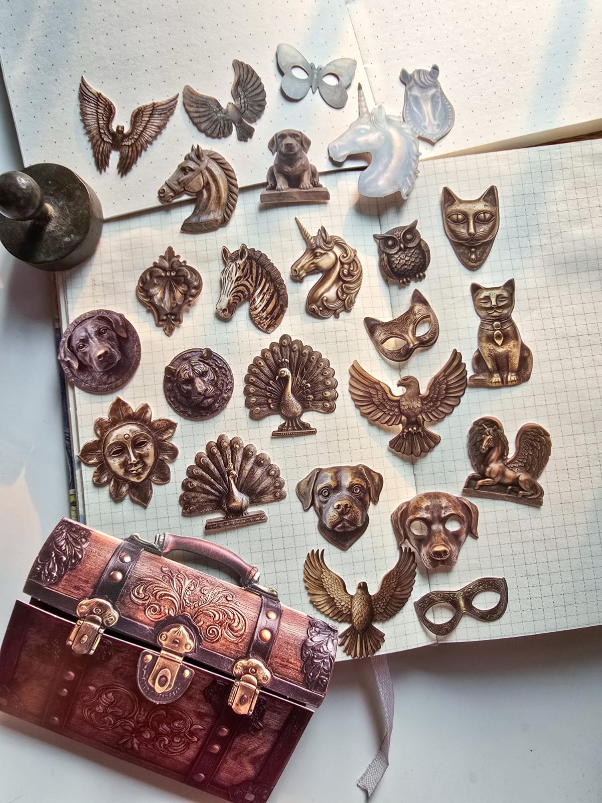 SZPJ-050-Retro Story sticker pack old objects series retro old objects notebook decoration materials 25 pieces 6 types