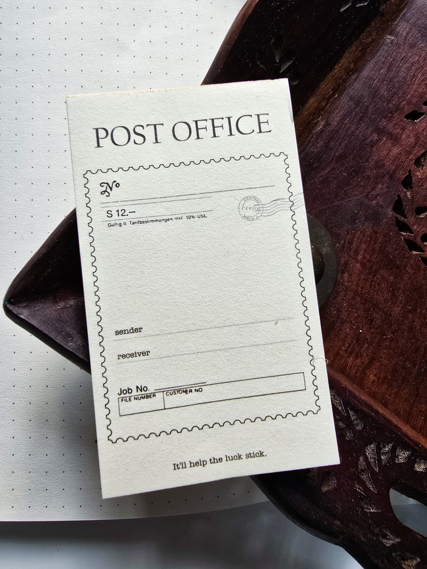 MMK05H093 Journal paper| Metarial Paper Vintage Paper |Route Letterhead | 30 pcs