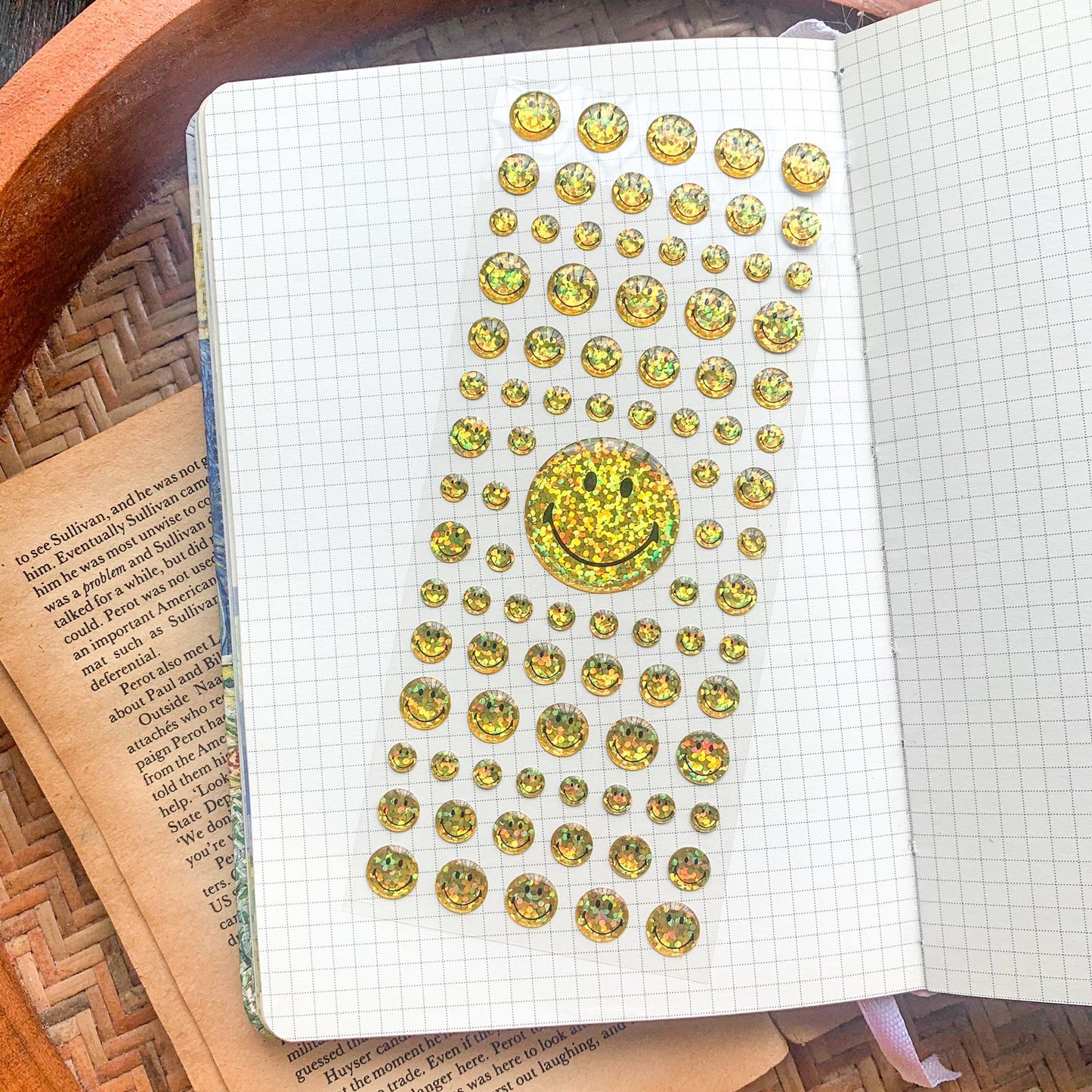SLAYB - 3D Decorative Stickers Smiley | 1 sheet