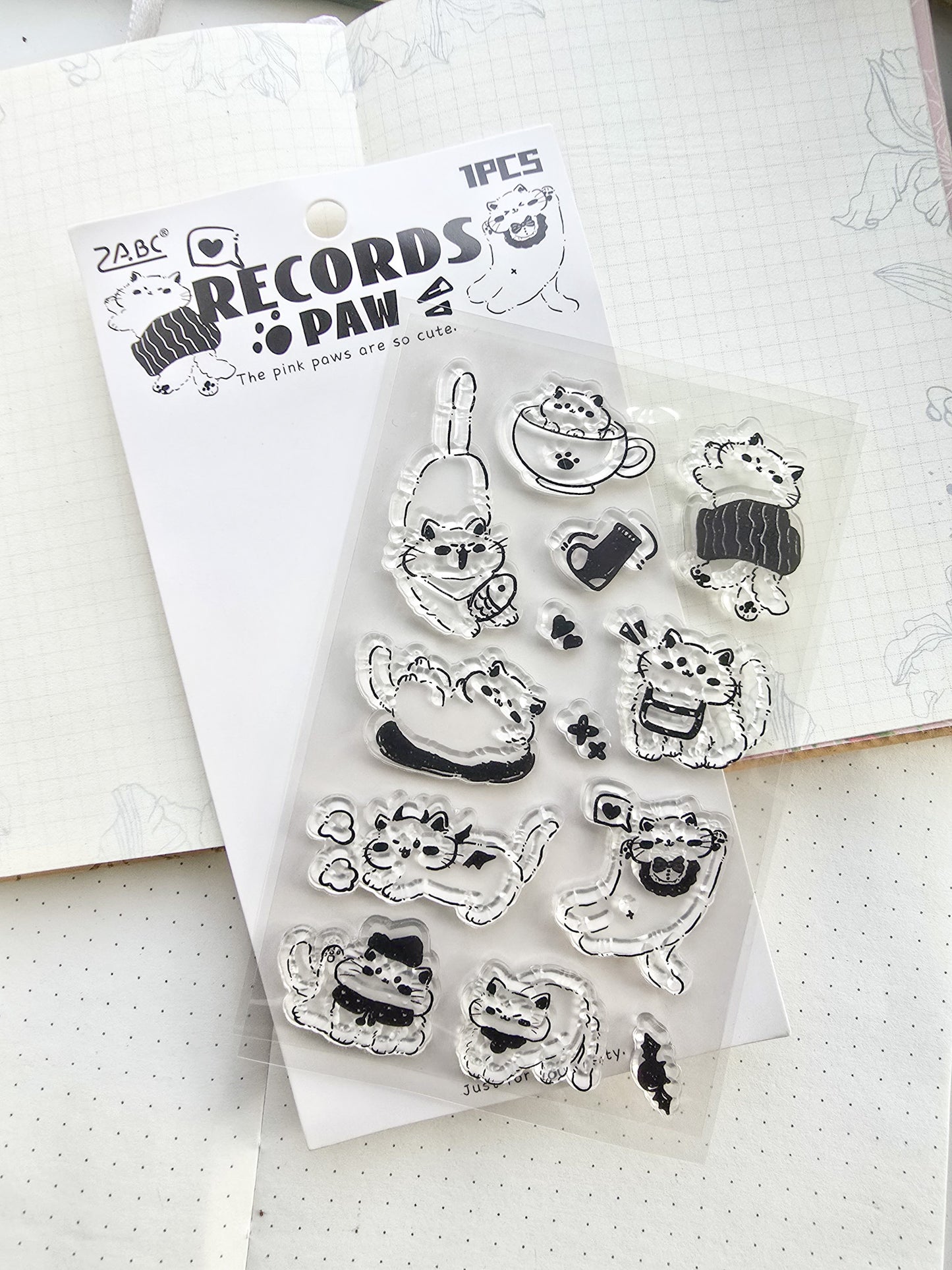 Ymhh401 Clear Stamp Cat Planner | 95*150mm