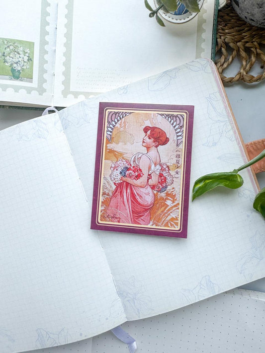 MHD-MXSN006-Vintage Character Transparent Stickers | 5 Designs 2 Each | 10 Stickers Total