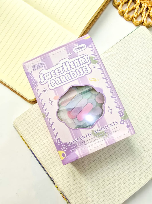 MXSK403 - Mini Journal Kit| material paper Qimeng Huajian series non-sticky DIY collage retro creative notebook