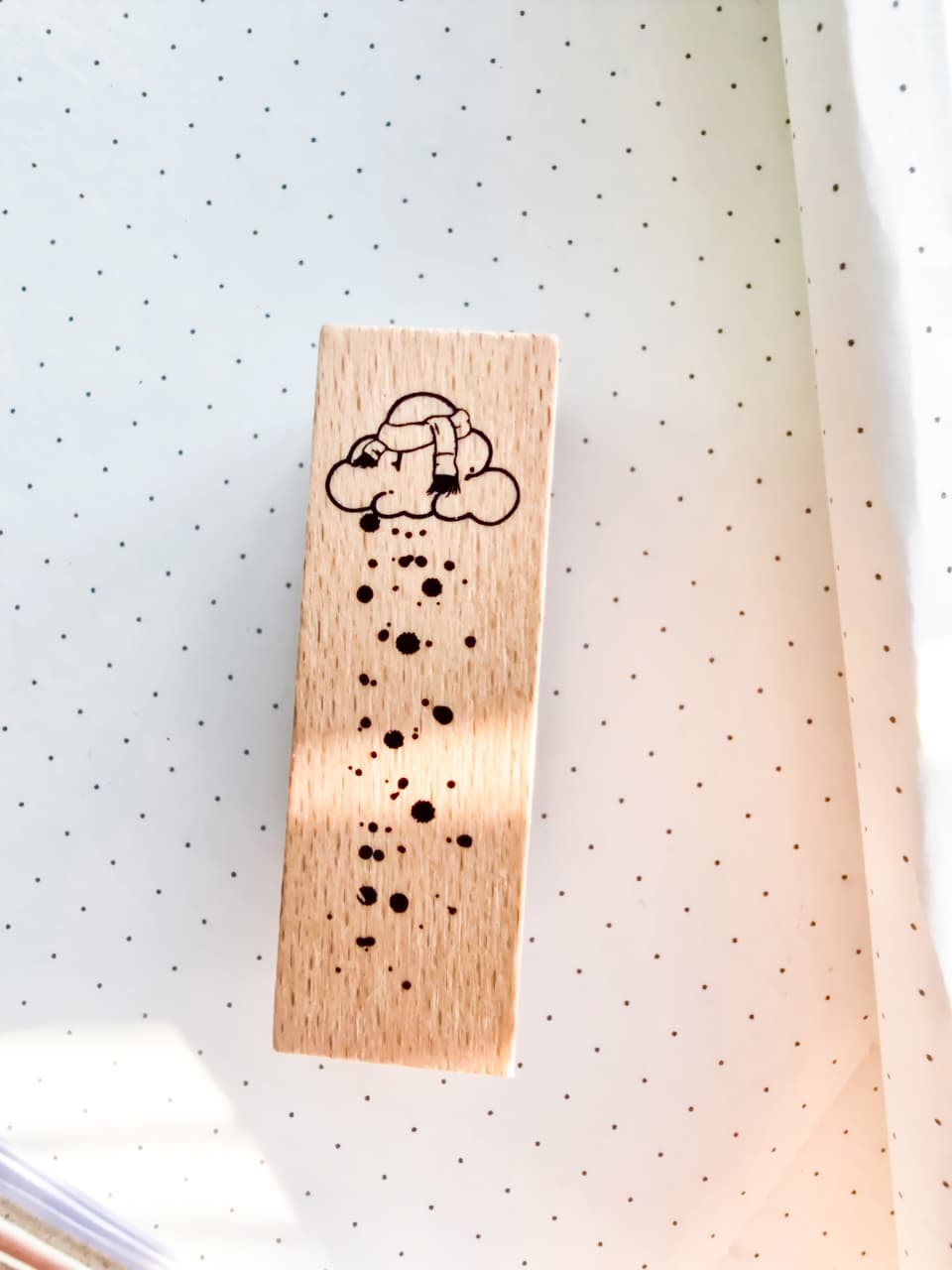 Myqs202-2 Wooden Stamp Weather