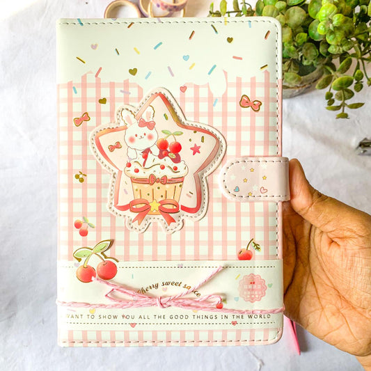 NB-32K-6187 - #4 Pink Cute Kawaii Notebook | Diary