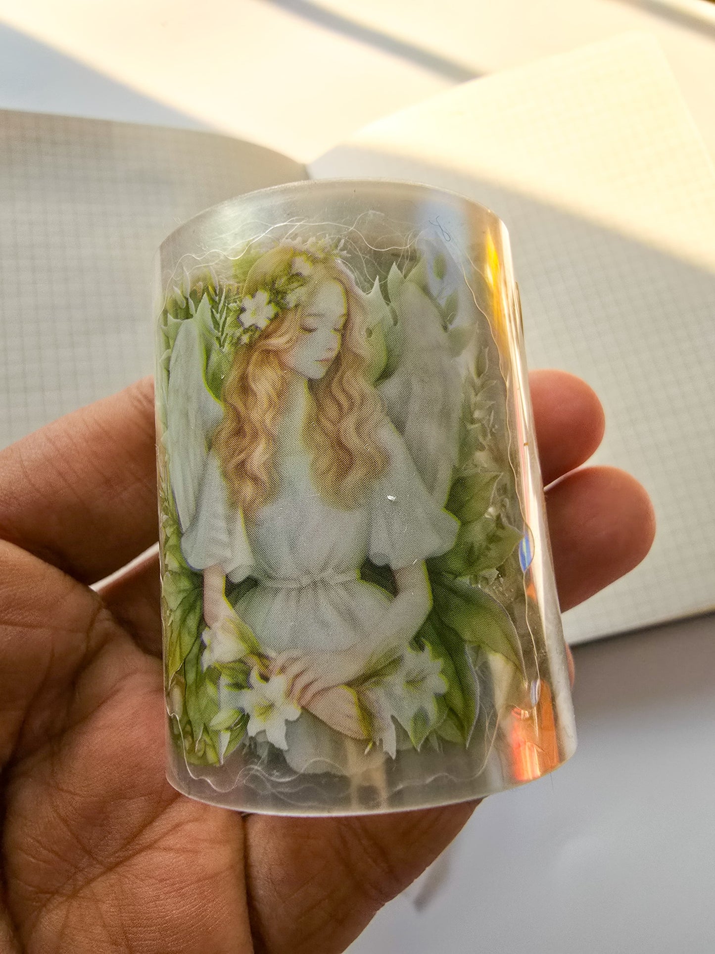 YYXZXL101 D - Sticker Roll| Green Fairy pet sticker Roll