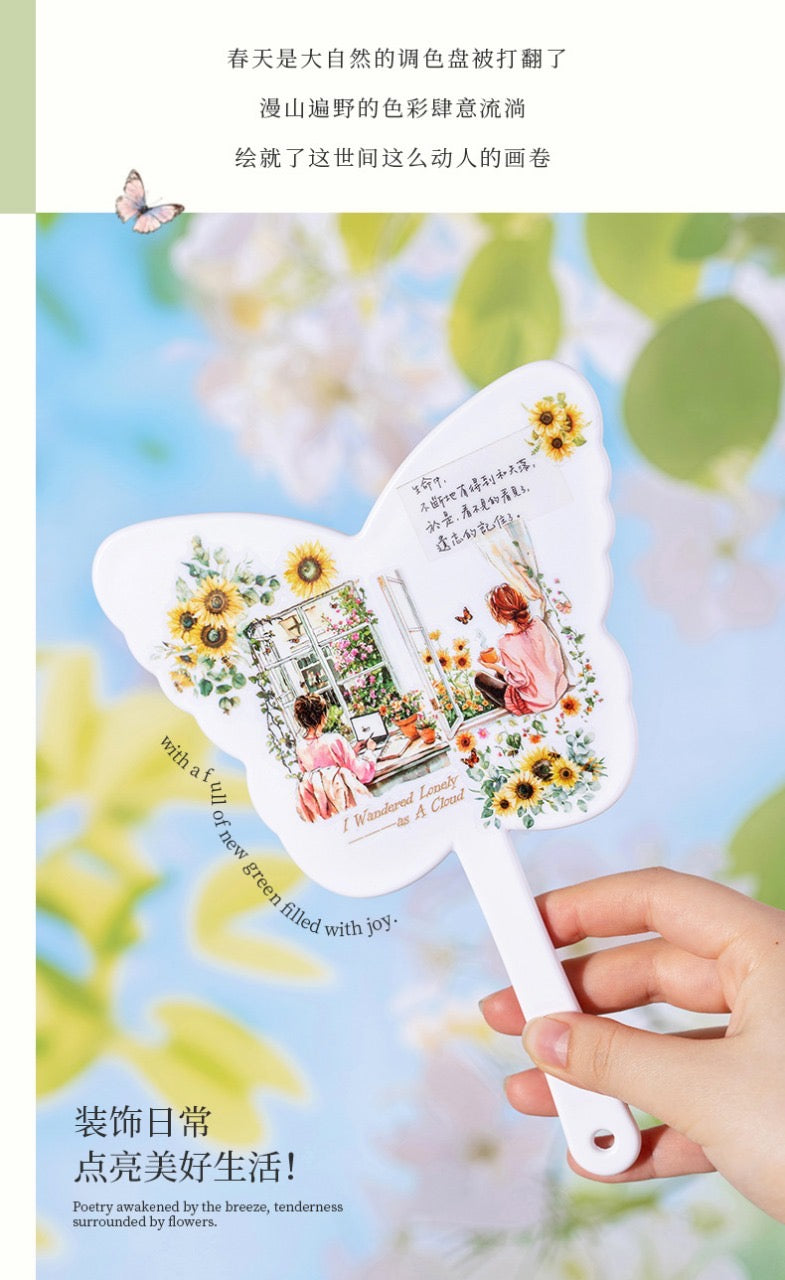 Crsf001 Spring Time Sticker roll Pet Sticker | 60mm*2m
