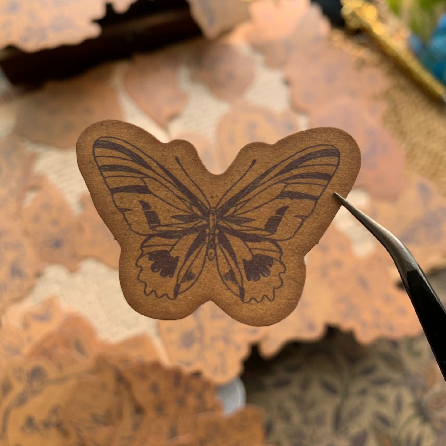 TS06G186 Candy Poetry Retro Paper Cutout 40Pc