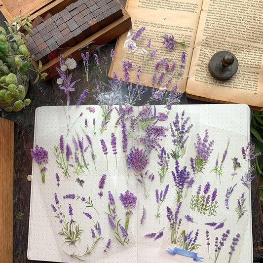 Zrcs 807 PET Journal Sticker | Transparent Sticker - 6 sheet