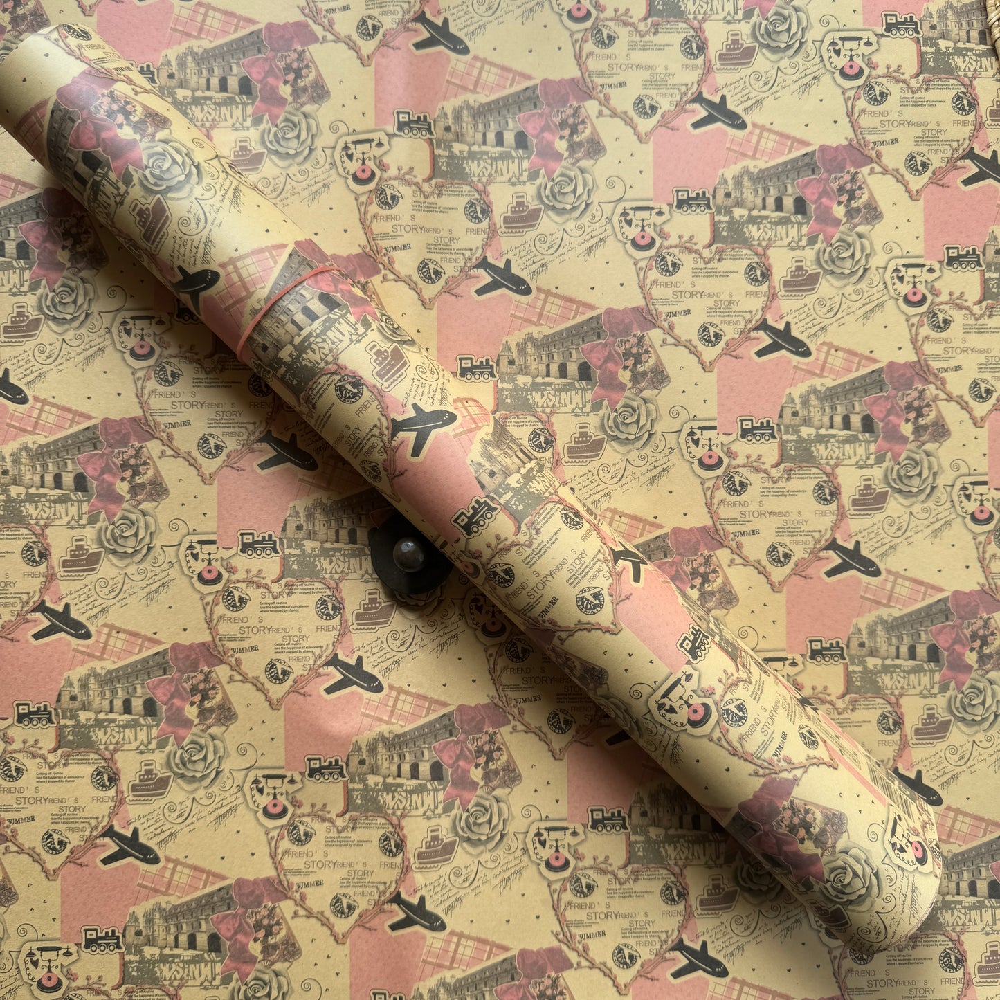 5 Pcs Foiled Gift Wrapping Paper (30x 20 Inch) | #1