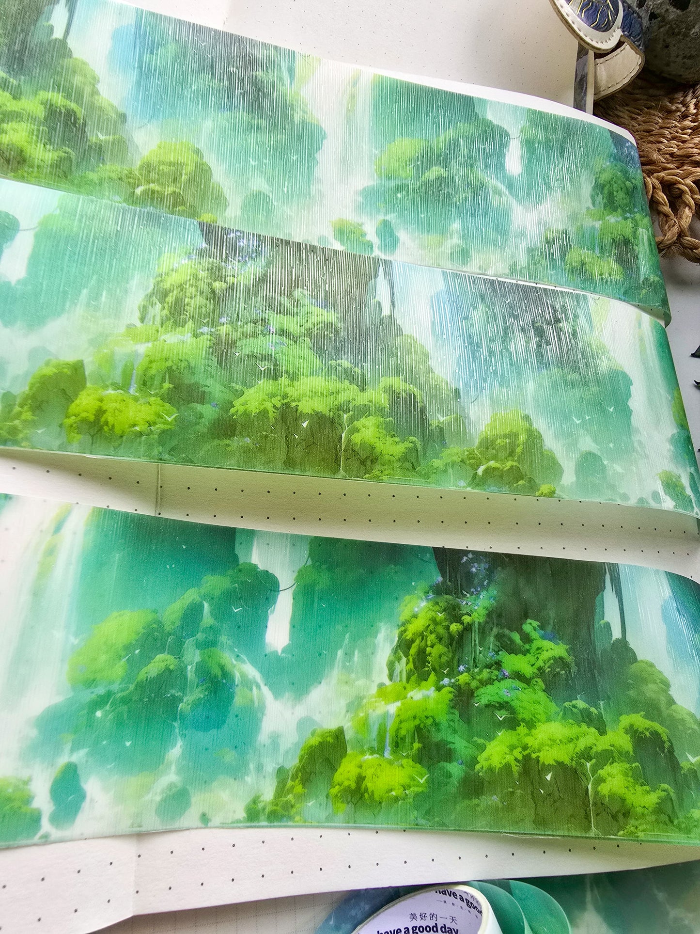 MHD-TYMJ002- Forest Theme Translucent PET Sticker Roll