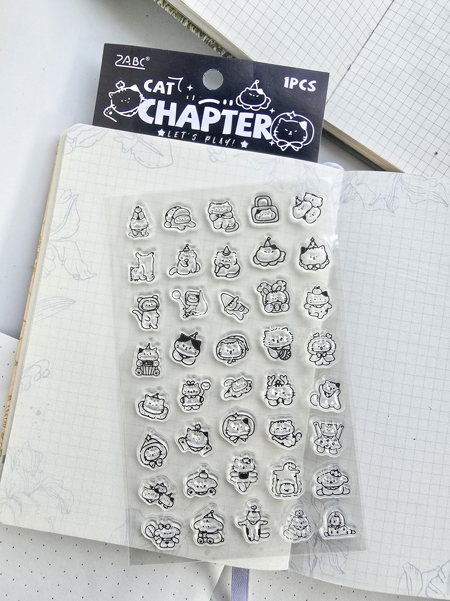 Mxlx404 Clear Stamp Cat Planner | 95*150mm