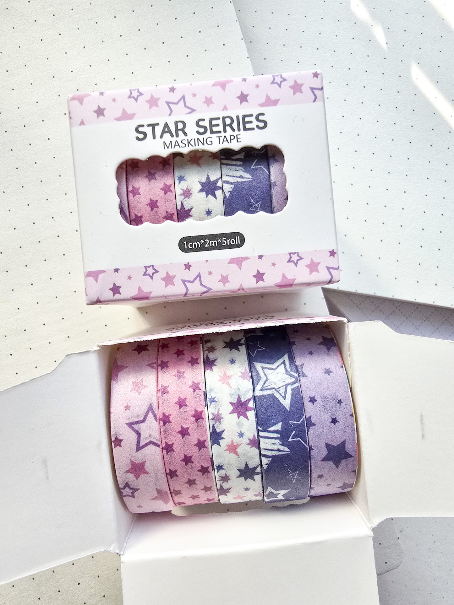 xmjd3089b Star Series Washi Tape Set | 1cm* 2m set of 5