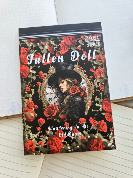 Smjsg401 Paper Sticker Book | Fallen Doll | 20 Pages 100*145mm PreCut Sticker