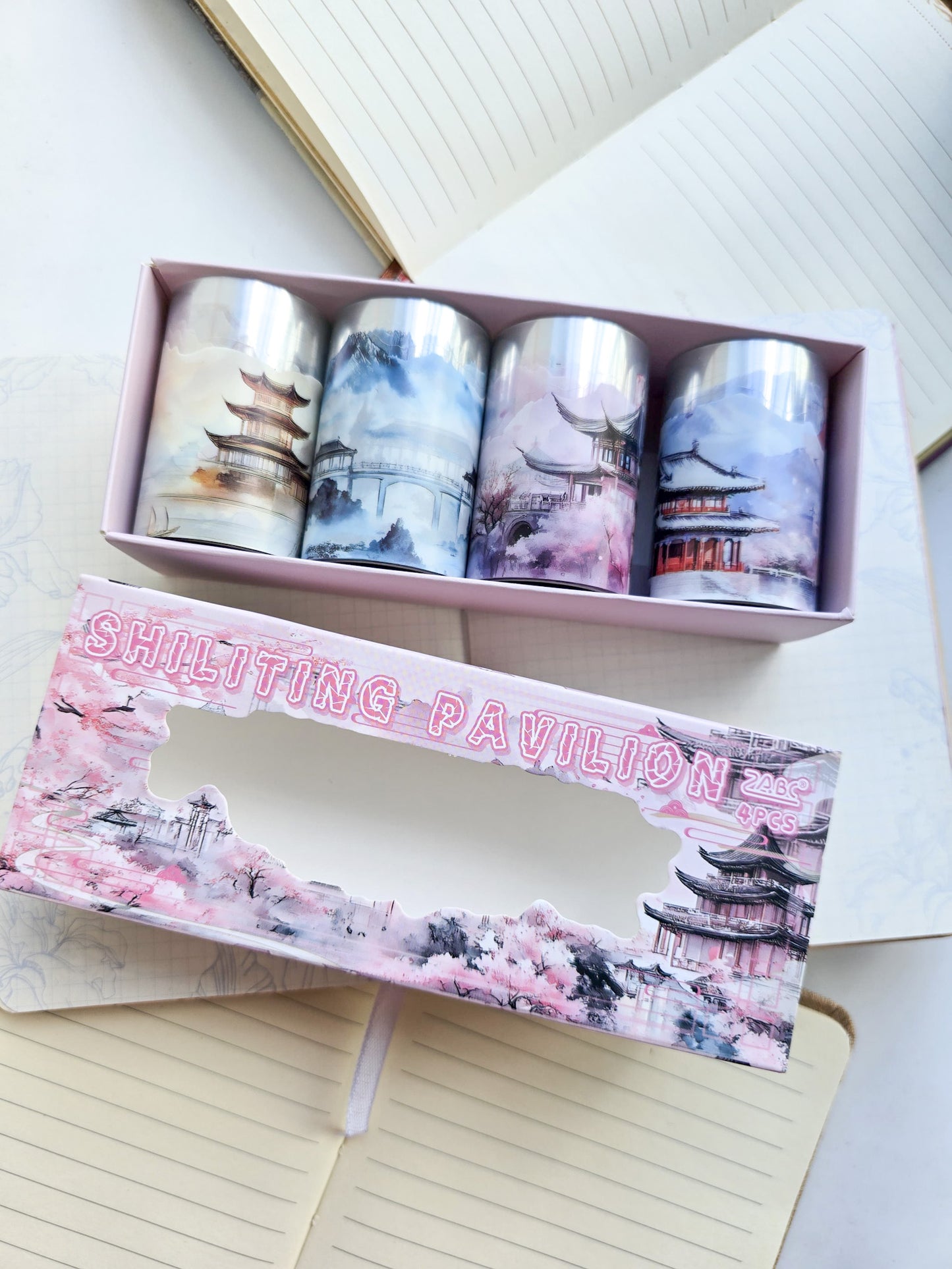 Ycyy201 PET Sticker Roll Box Japanese Heritage | 4 Sticker Rolls 60mm*2m