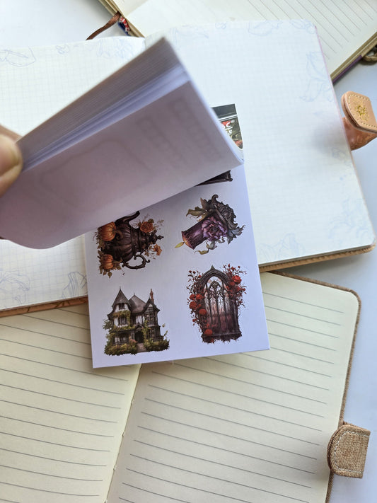 Smjsg401 Paper Sticker Book | Fallen Doll | 20 Pages 100*145mm PreCut Sticker
