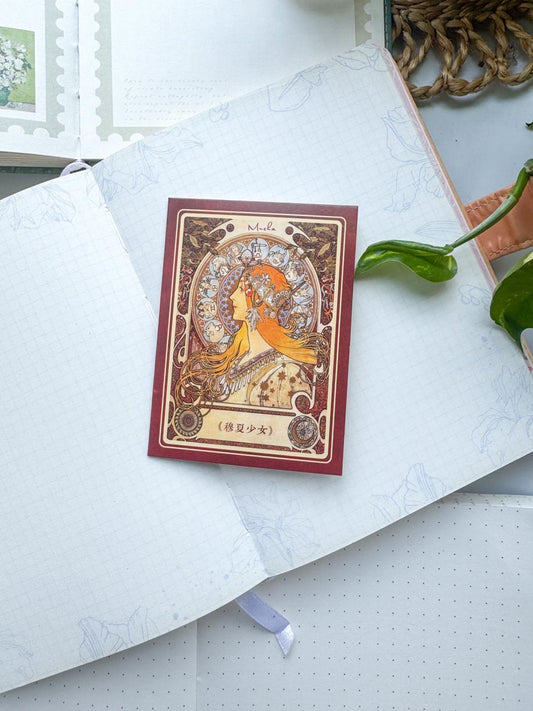 MHD-MXSN005-Vintage Character Transparent Stickers | 5 Designs 2 Each | 10 Stickers Total