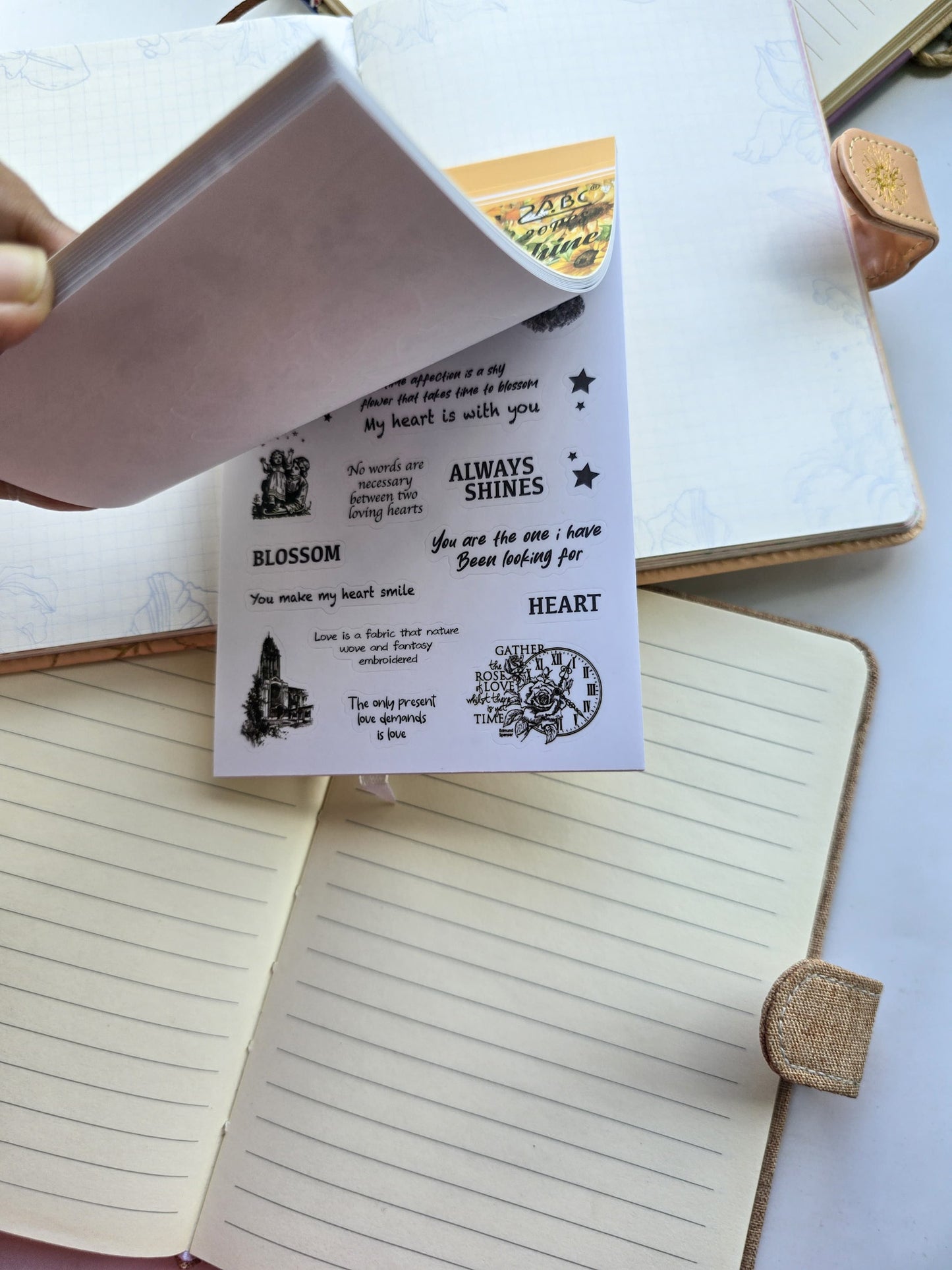 Smjsg404 Paper Sticker Book | Kintoki Warm Sunshine | 20 Pages 100*145mm PreCut Sticker