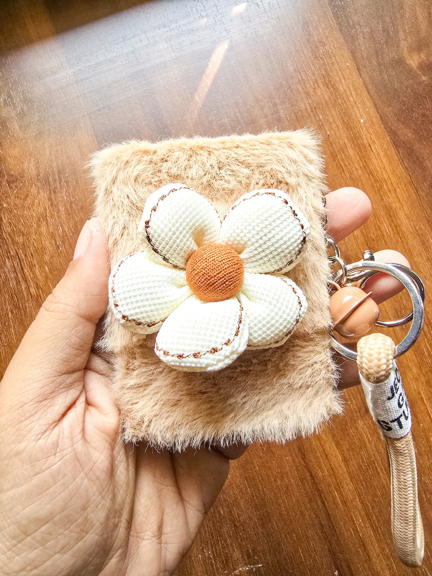 Pp253542 Cosmetic Mirror Light Brown Flower