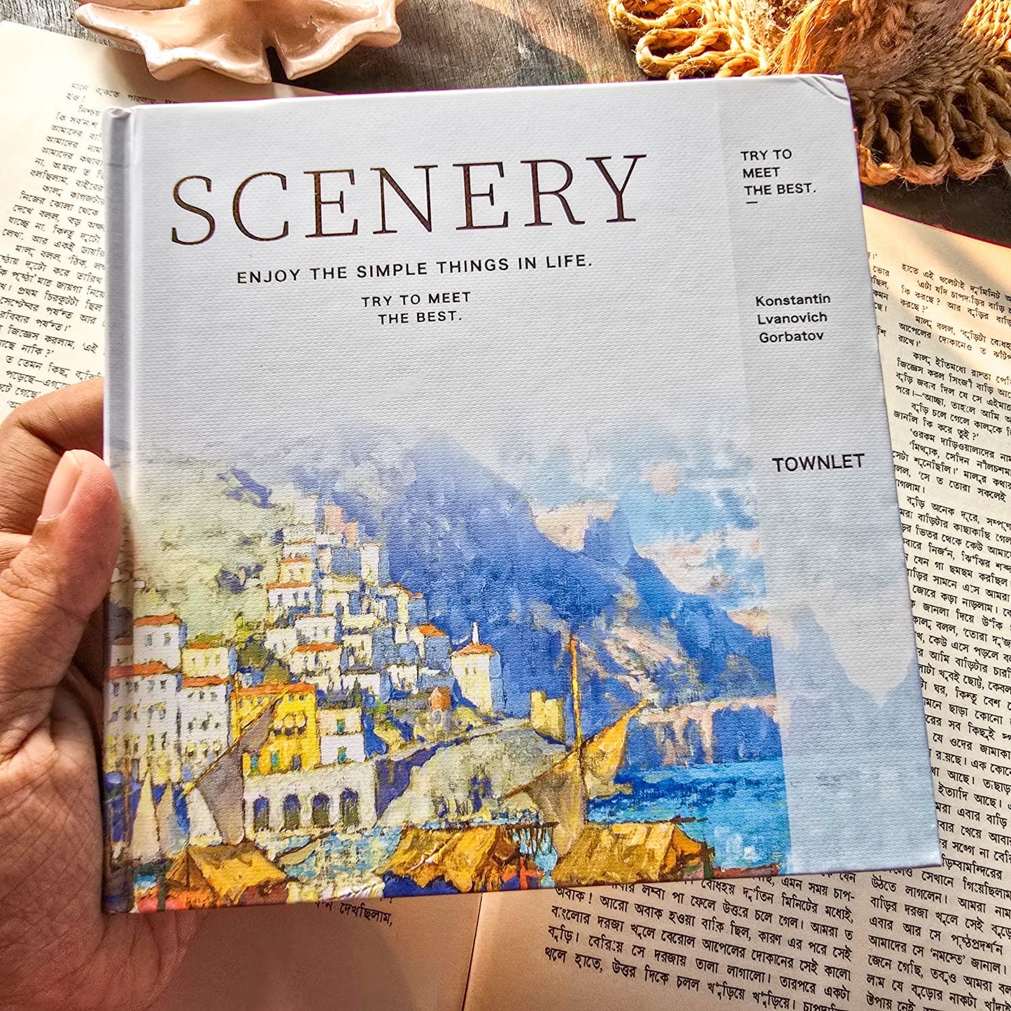 JGYC35804-1203 D | Scenery Notebook Journal Planner 15.6 cm x 15.5 cm 80 pages